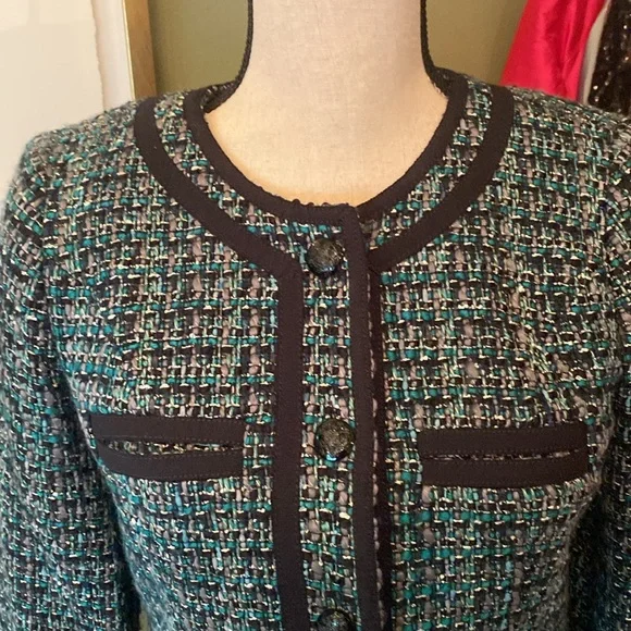 Classic Jcrew tweed Lady blazer - Picture 3 of 16